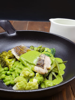 MENESTRA VERDE CON MERLUZA AL VAPOR - pons1945.com