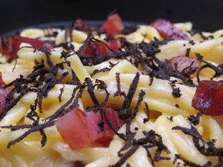 ESPAGUETI CARBONARA con trufa - pons1945.com