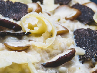 RISOTTO DE SETAS CON TRUFA Y PARMESANO