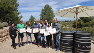 Pintura y vino en CLOS PONS, artistas en la naturaleza
