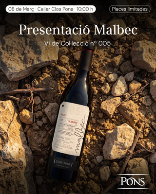 Presentació Malbec · Vi de Col·lecció nº 005 - pons1945.com