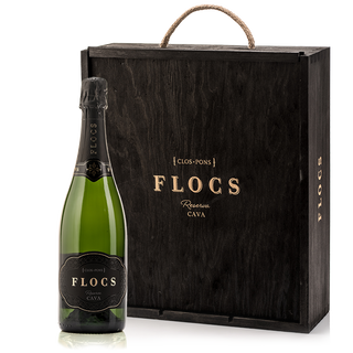 FLOCS Cava Reserve 750 MI- 3 Bottle Wooden Gift Box