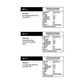 PONS Aceitera de Madera 6 Aceites Infusionados 250 Ml