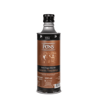 PONS Aceite de Oliva infusionado con Trufa Blanca 500 Ml. - pons1945.com