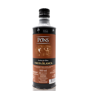 PONS Aceite de Oliva infusionado con Trufa Blanca 500 Ml.