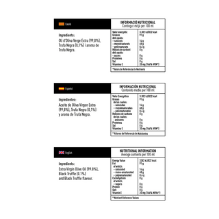 PONS Infused Olive Oil with Black Truffle 100 MI.