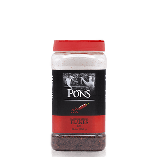 PONS Paprika Flakes - Hot Smoked 6x500gr - pons1945.com