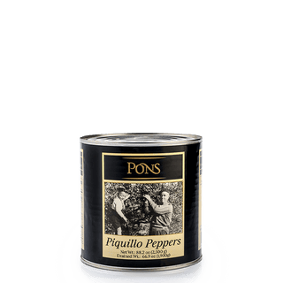 PONS Pimiento Piquillo Tin 2.5 Kg - 67 oz - pons1945.com